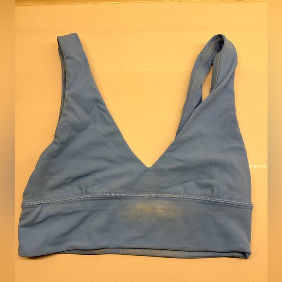 Lululemon Align V-Neck bra in “pool party” blue size 6 - Picture 2 of 5